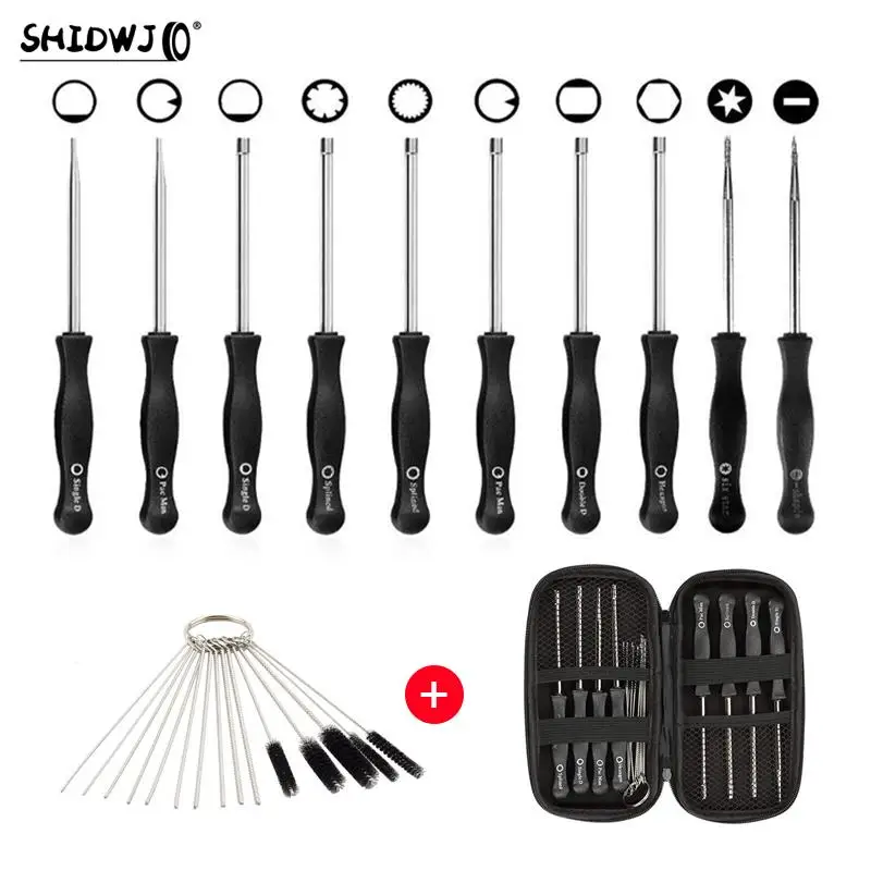 10pcsCarburetorScrewdriversAdjustmentMultiheadTuneupBoltKey