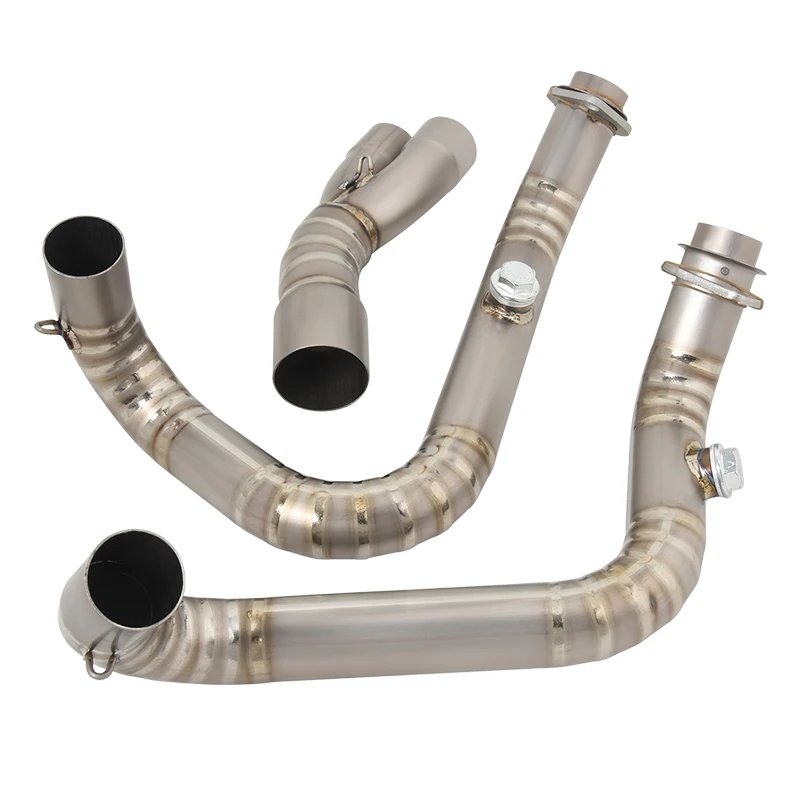 Slip On For CFMOTO CLX-700 CLX700 Sport 2020 - 2023 Motorcycle Exhaust Titanium Alloy Front Link Pipe Escape Moto Modify Muffler - Image 6