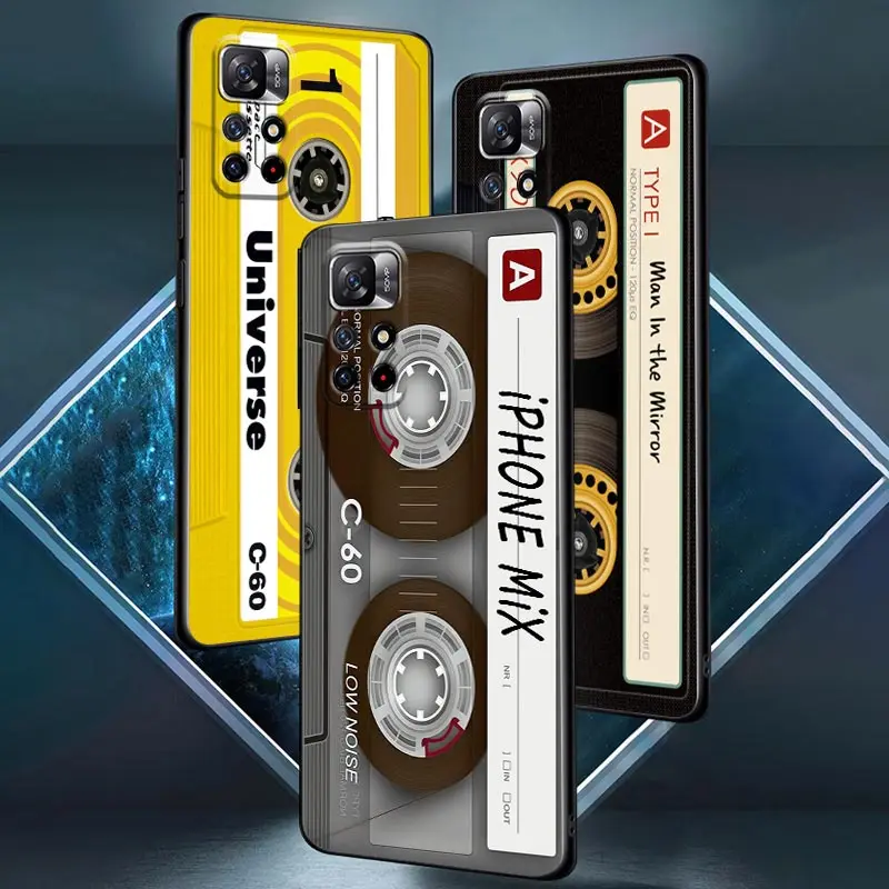 Vintage Cassette Tape Design Soft Phone Cover