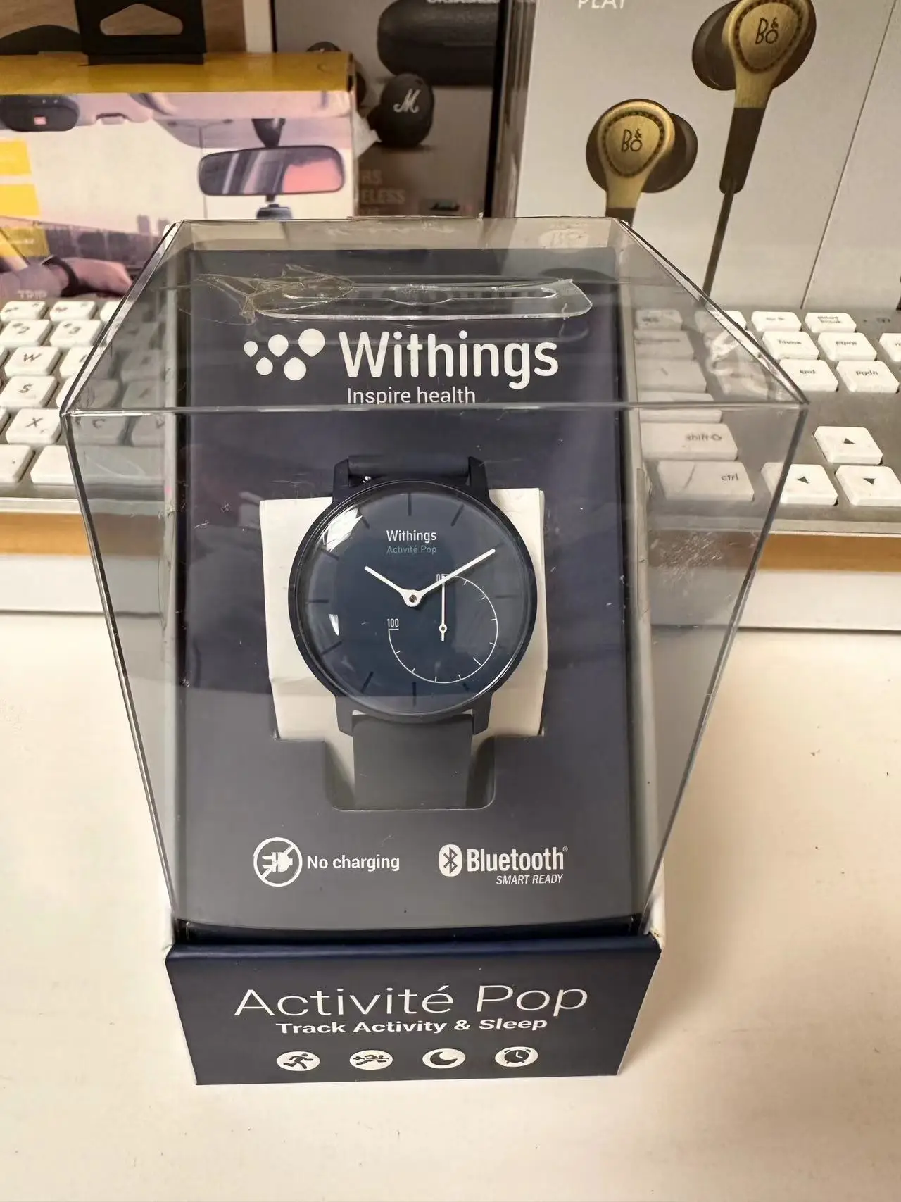 

children watch 99% new withings smart watch pop/steel step walk run sleep heat counting fashion design watch children watch