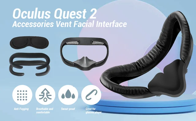Foam Oculus Quest Face Cushion Quest 3s Facial Interface 3-In-1