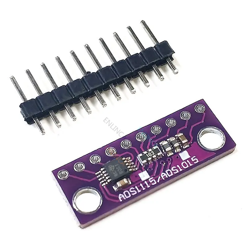 I2C ADS1115 프로그래밍 가능한 이득 증폭기가있는 16 비트 ADC 4 채널 모듈 RPi 용 2.0V ~ 5.5V|기구 ...