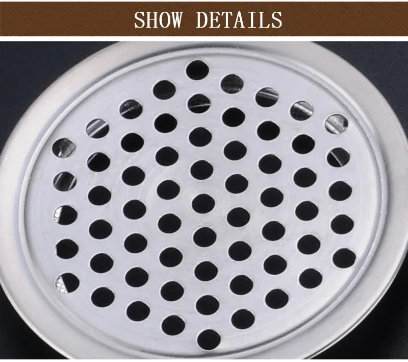 Description Picture 2 of item5-piece stainless steel core ventilation opening, wardrobe mesh vent core ventilation opening, louver ventilation cover