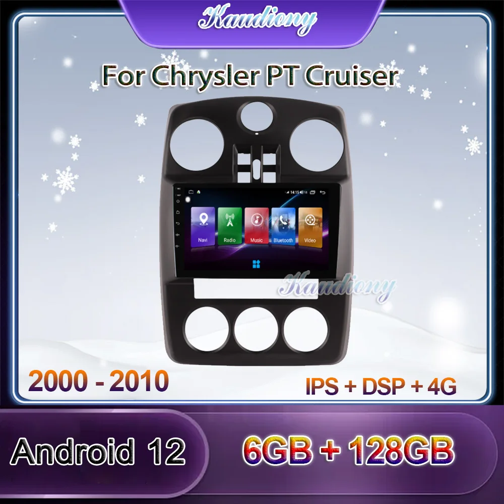 

Kaudiony 9 inch For Chrysler PT Cruiser Car DVD Multimedia Player Auto GPS Navigation Radio Automotivo Stereo 4G DSP 2000-2010