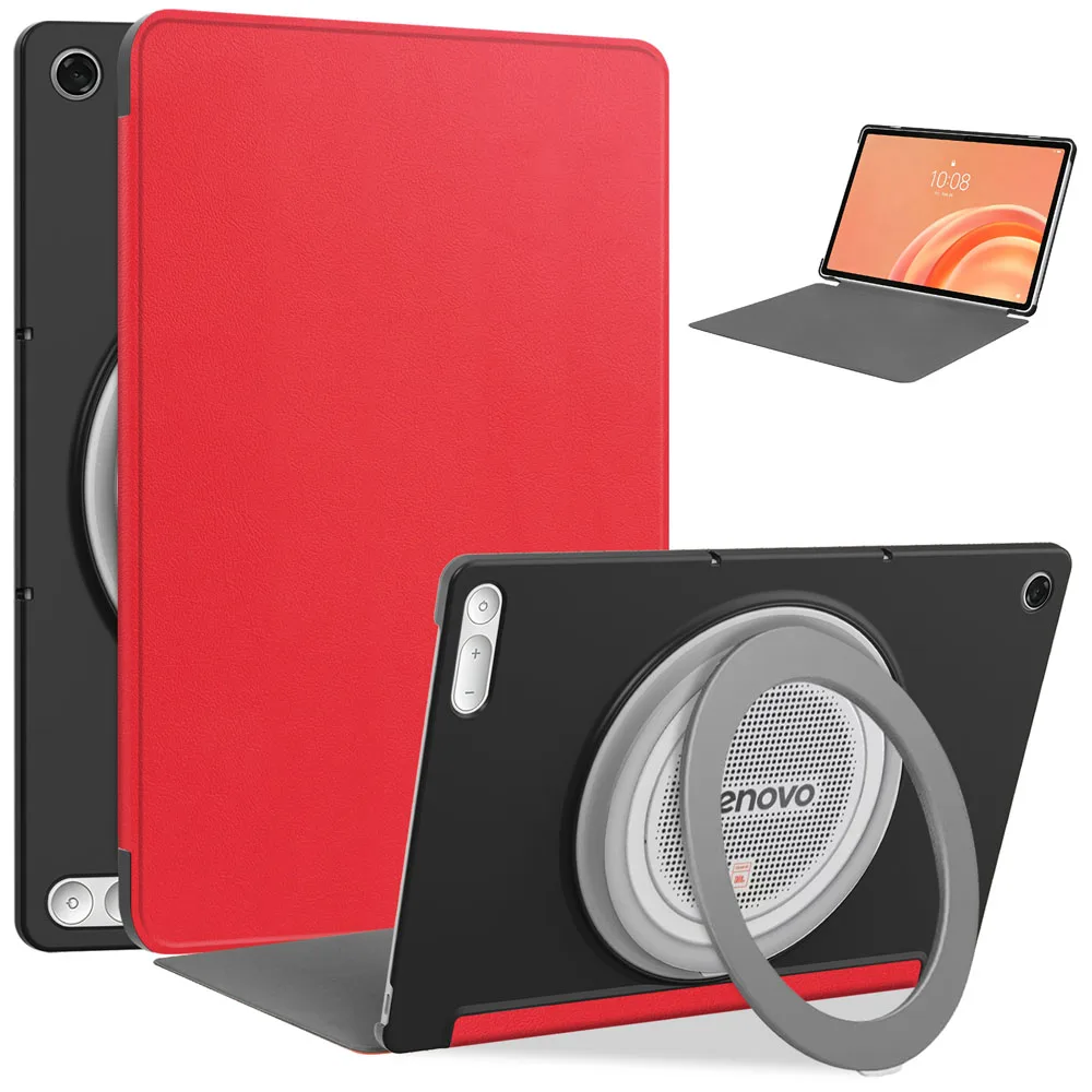 Premium PU Leather Tri-fold Tablet Case, 12.1 Inch Shockproof Protective Cover