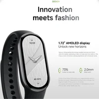 Global Version Xiaomi Smart Band 10 1.72" AMOLED Display 21-day Battery 150+ Sports Modes Heart Rate Broadcast Smart Watch 5ATM - Image 3