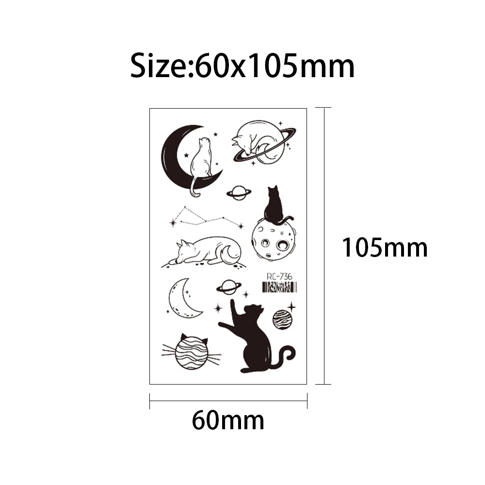 Black Small Rooster Tattoo: The Perfect Temporary Ink for Subtle Body Art, image size:1000x1000