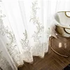 Living Dining Room Bedroom Princess Style Embroidered Lace Curtains Curtains 1