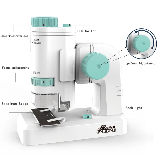 Kids Mini Pocket Handheld Microscope 6