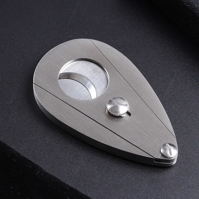 Sandalwood Cigar Cut Knife Stainless Steel Sharp Cigar Cutter Travel Knife Tool Pocket Cigar Scissors Cigars Accessories Gifts 5