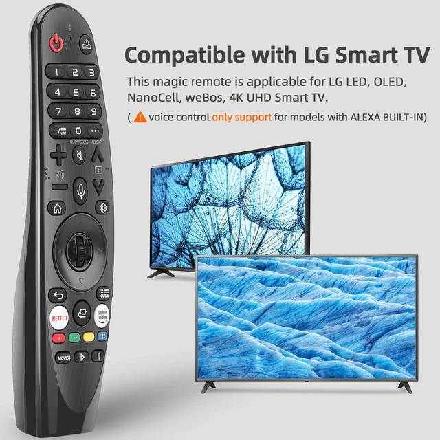 LG Smart TV Magic Remote Replacement - Voice Magic Remote with Pointer  Function