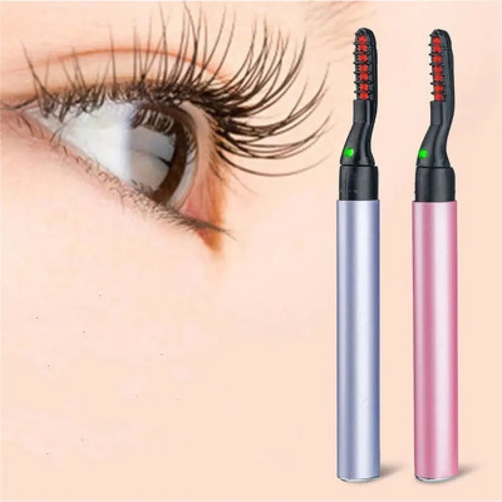 Electric Eyelash Curler Portable Pen Style Eyelash Curler Brush Rotary