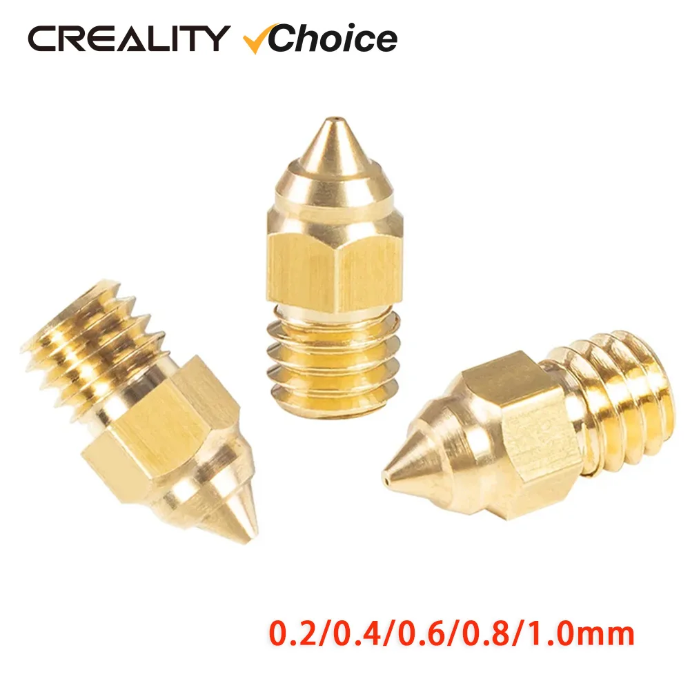 High-Speed Brass Nozzle Set - 5 Precision Sizes