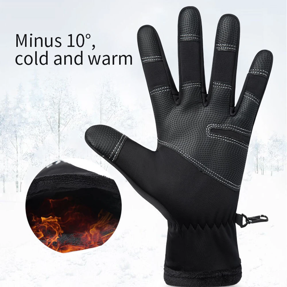 Motorcycle Gloves Touch Screen Water Resistant