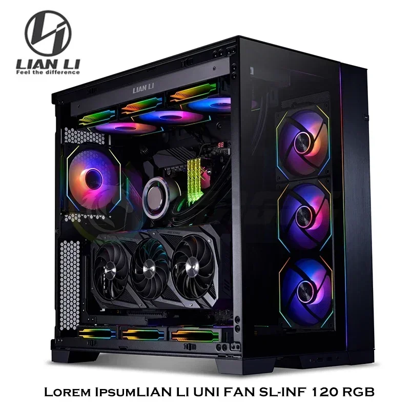 Lian Li UNI FAN SL-INF 120 RGB 3個パック 専用 KIT GAMER UNI FAN SL-INF 120 RGB PRETO COM 3 FANS | Amazon
