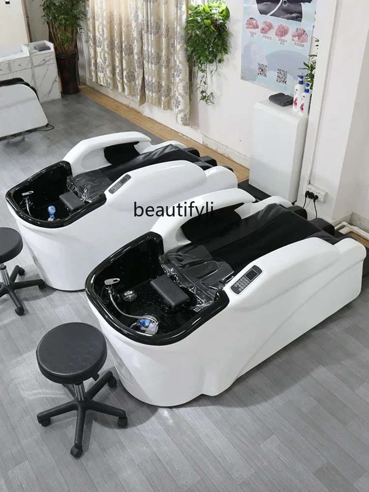 Intelligent Massage Shampoo Bed Automatic Massage Couch Beauty Salon Thai Head Therapy Steaming Bed