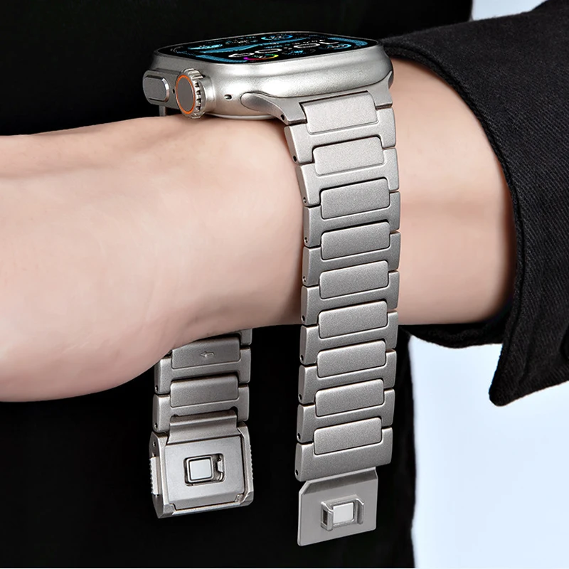 Luxury Titanium Strap - Magnetic Link Bracelet