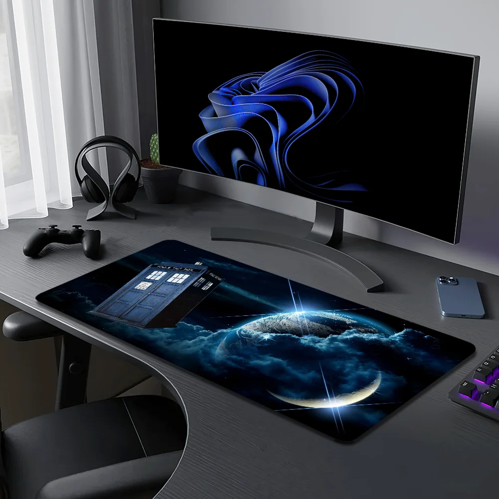 TV D-Doctor Britain W-Who For Computer Game Big Keyboard Office Large Mouse Mat Pad Anti-slip Rubber PC Mice 2