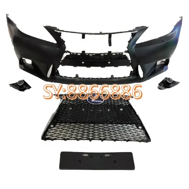 

Auto Accessories Front Bumper Body Kits for Lexus Is 2006-2012 Upgrade New F Sport Style Honeycomb Grille Mesh Lexus IS