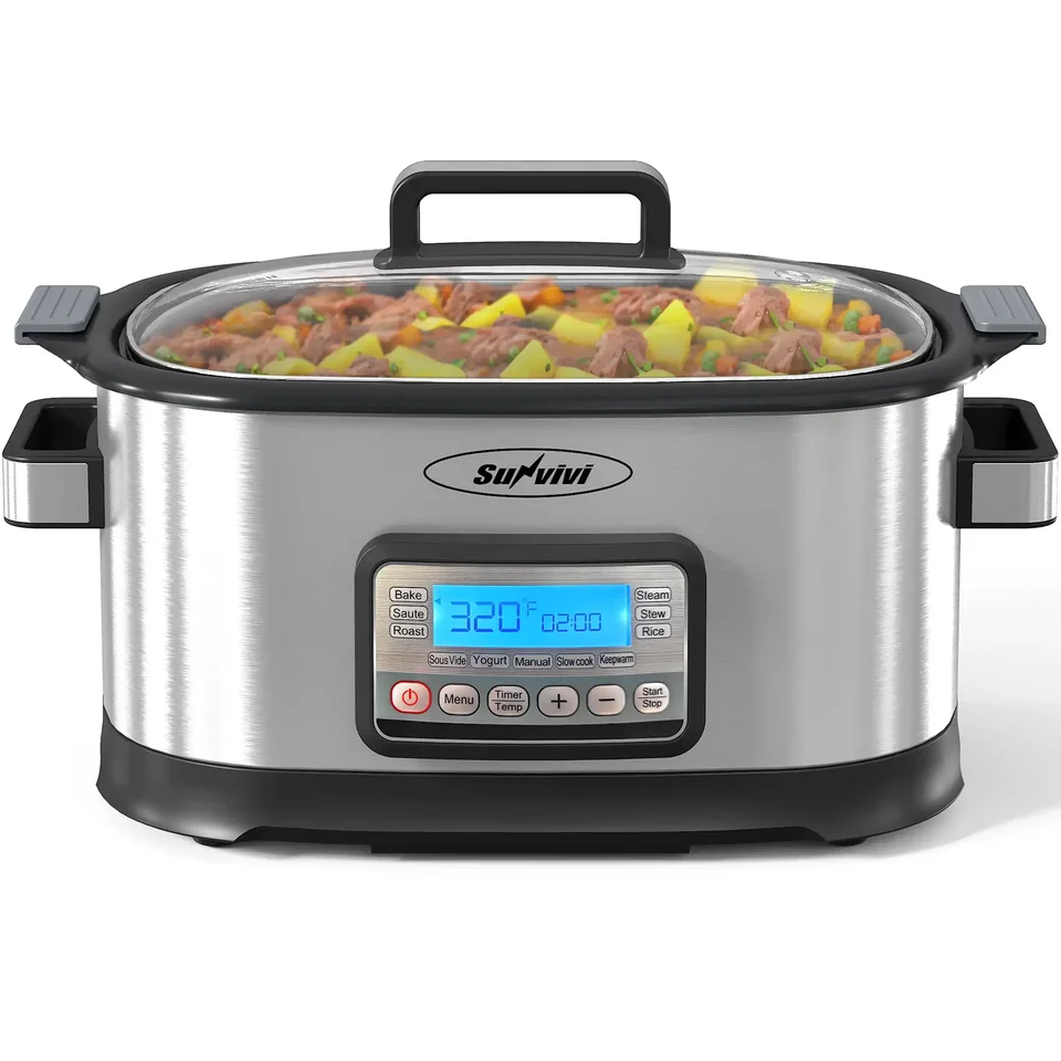 6.5QT 11-in-1 Programmable Slow Cooker