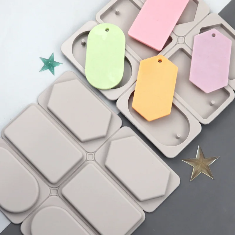 2 Round 2 Square 2 Diamond DIY Wax Tablets Mold Edible Silicon Mould