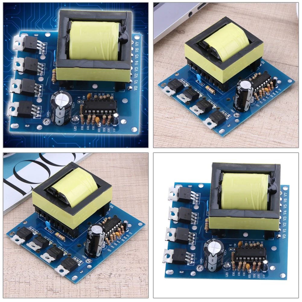DC AC Inverter 500W DC12V-24V to AC 180V-220V-380V Booster Board Module