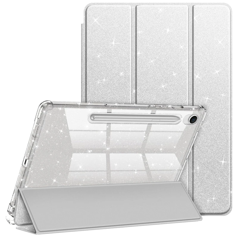 Elegant Sparkling Tablet Case with Pencil Holder
