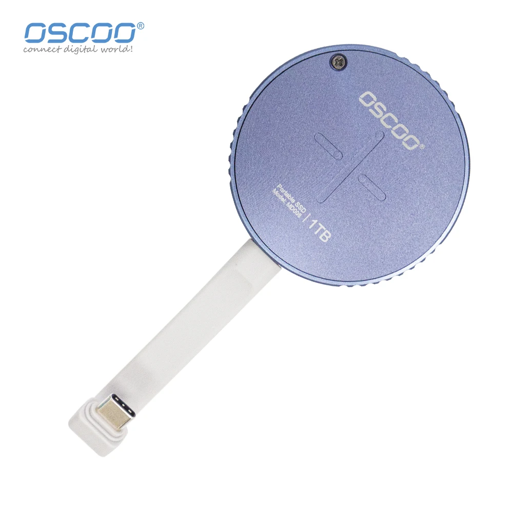 OSCOO SSD 512GB 1TB MD008 External SSD Magnetic and Portable With PD3.0 100W Fast Charging 10 Gbps Iphone 15 Pro/Pro Max