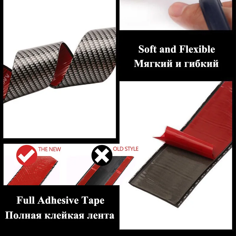 Car Stickers Car Door Sill Protective Anti Scratch Protector for Door Edge Sill Trunk