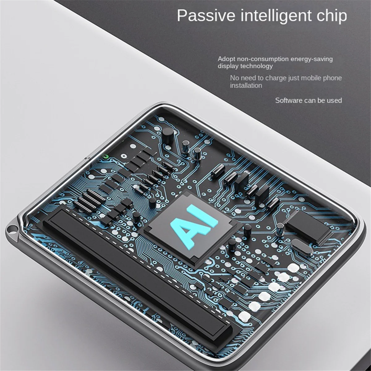 NFC Function Keyring 1.54-Inch Three Color Display Screen Image Wireless Transmission Keychain Ink Screen&A22K
