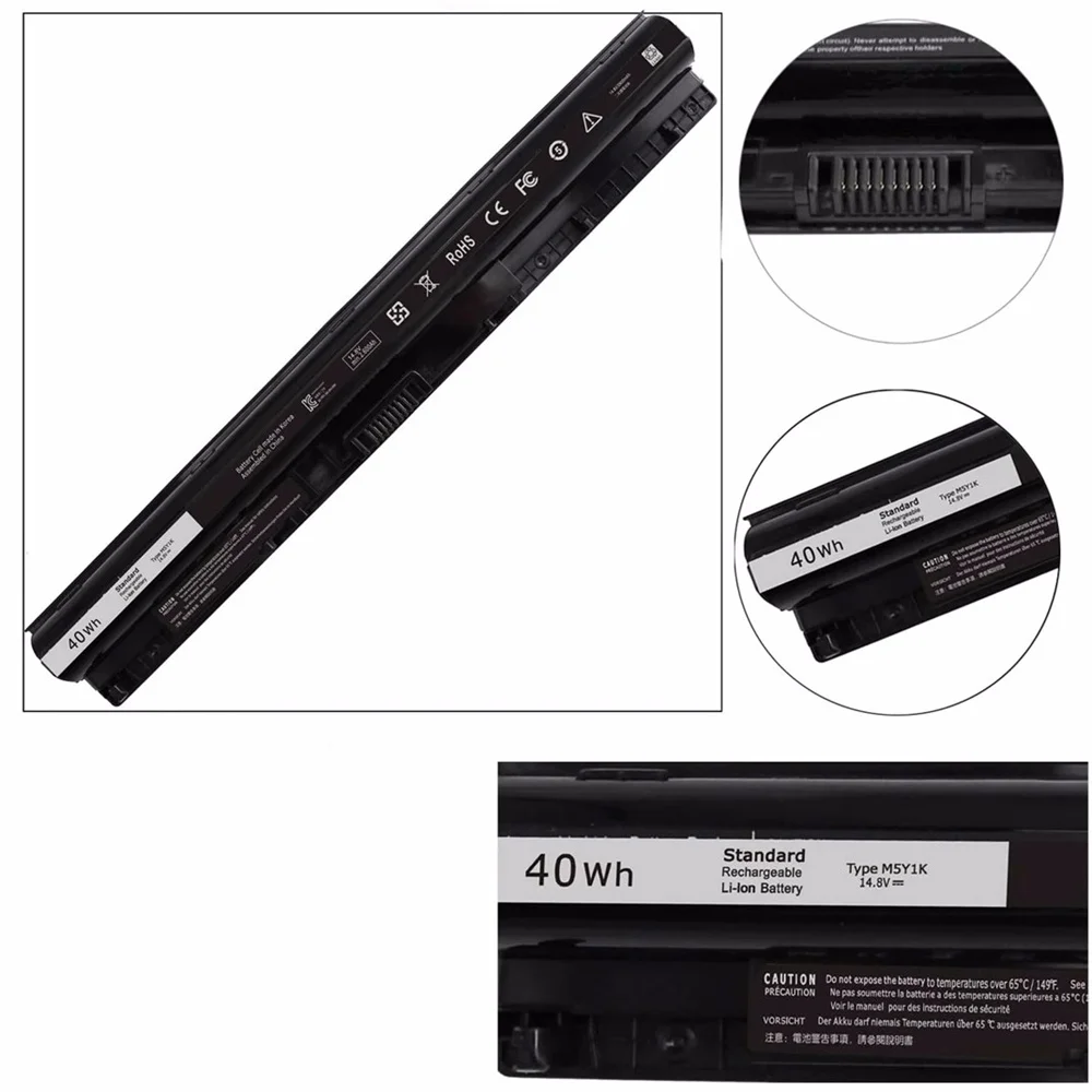 

14.8V 40Wh Laptop Battery M5Y1K For DELL Inspiron 15 3000 3451 5451 5555 5558 5758 Vostro 3458 3558 GXVJ3 HD4J0