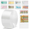 37PC Nano Tape Double-sided Adhesive for DIY Craft Creative Pinch Toy Making Reusable Color High Sticky Nano Tape 2025 1