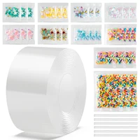37PC Nano Tape Double-sided Adhesive for DIY Craft Creative Pinch Toy Making Reusable Color High Sticky Nano Tape 2025 1