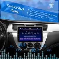 Autoradio Podofo 1Din 10.1'' avec Carplay, Android Auto, Mirror Link, GPS, navigation, lecteur multimédia universel, Bluetooth, radio FM, lecteur de carte TF, USB et égaliseur. 4