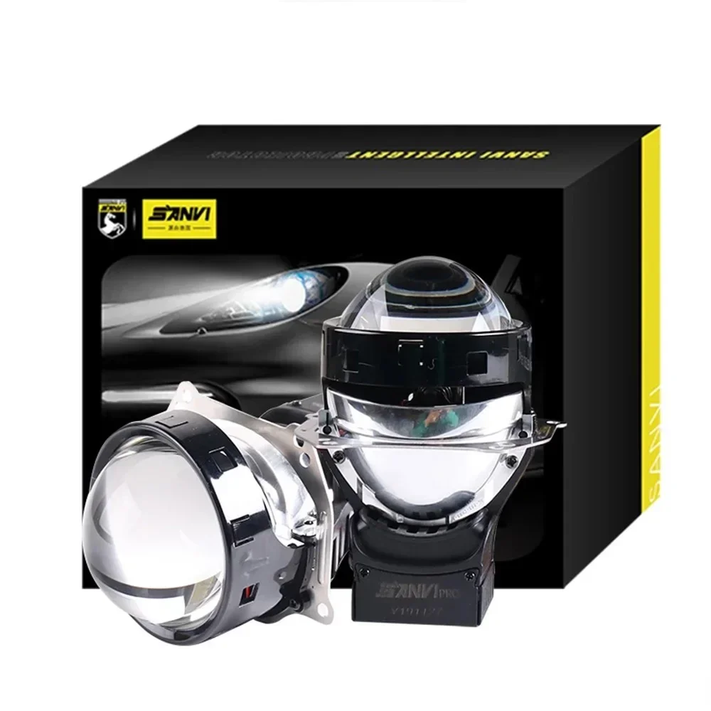 

3 Inch Bi LED Projector Lenses For Headlight Hella 3R G5 6000K Auto Lamp 160W 40000LM For Car Lights Accessories Retrofit Kits