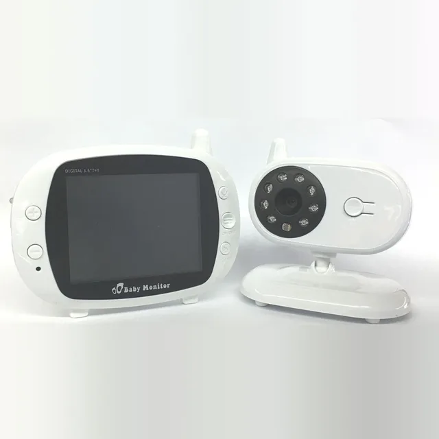 3.5-Inch Wireless Digital Baby Monitor Night Vision Music Temperature Display  Monitoring Two-Way Intercom Babysitter Nanny Cam 3