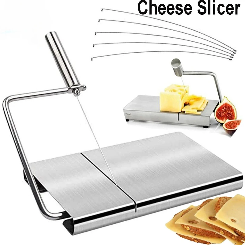 Cheese Slicer Cheese Cutlery Replacement Cheese Slicer Wires 5.5 Inch Stainless Steel Cheese Cutter Replacement Wire Pie Slicers For Cut Kitchen Tools