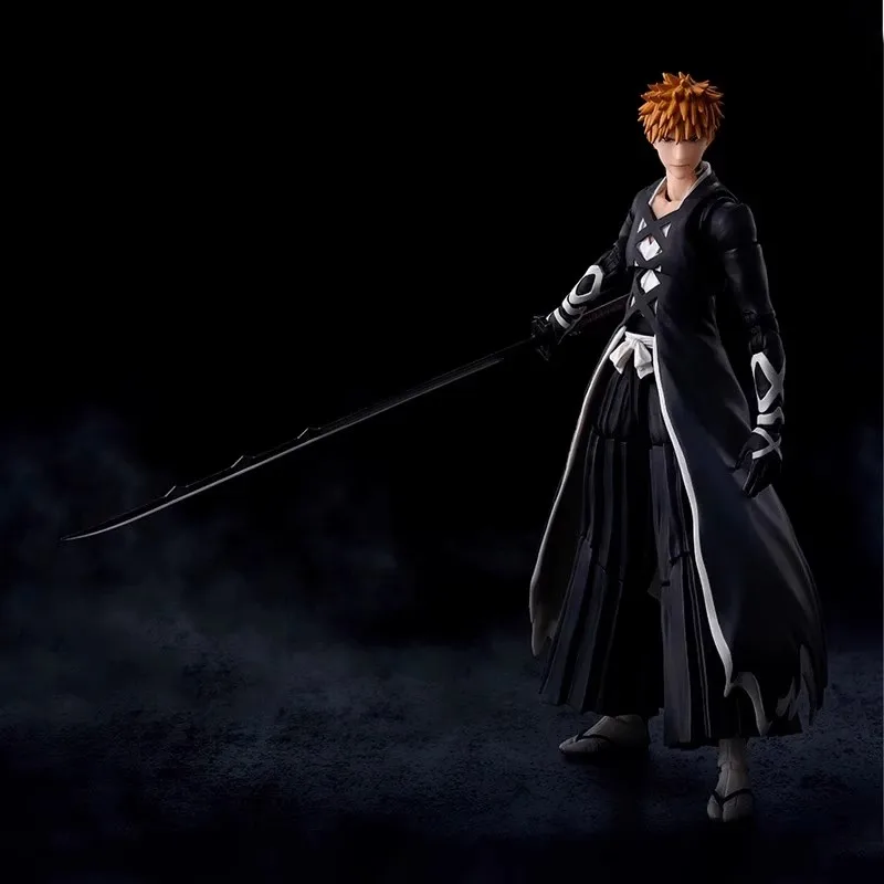 

Bandai Sh Figuarts 15cm Bleach Anime Figurine Kurosaki Ichigo Action Figure Tik Tok Hot Selling Decor Halloween Chrismas Gift
