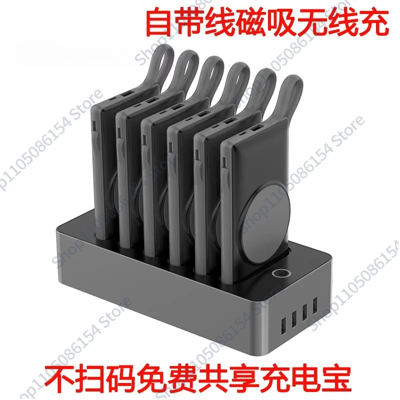 자체 케이블이 포함된 공용 보조배터리 10000mAh 초박형, 소형, 대용량 미니 모바일 전원 공급 장치