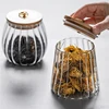 Food Container Glass Jar with Sealed Lid Storage Jar Grains Cookie Coffee Tea Candy Storage Bottle Jars Kitchen Storage Canister 1