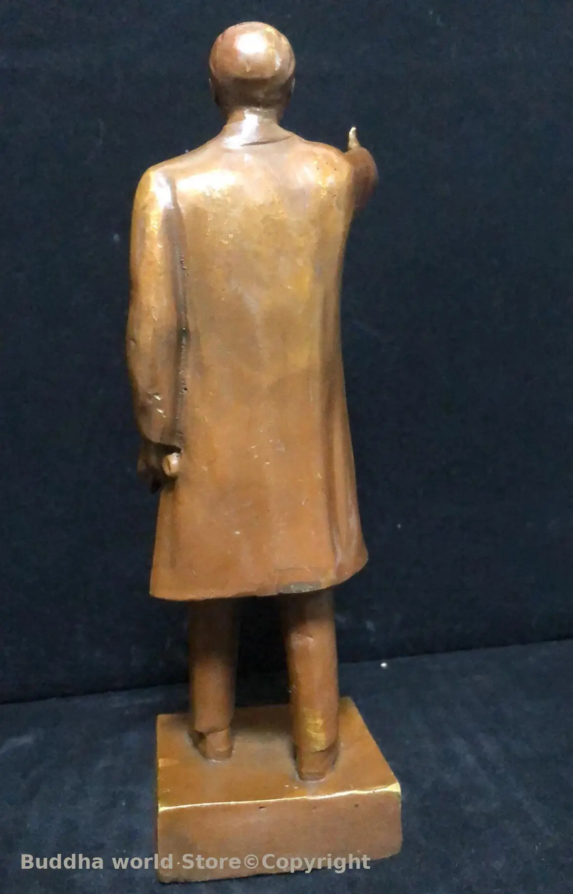 Collection World War Soviet Russia leader Revolutionist Moscow Vladimir Ilyich Ulyanov Lenin Bronze sculpture statue Moscow 20CM 3