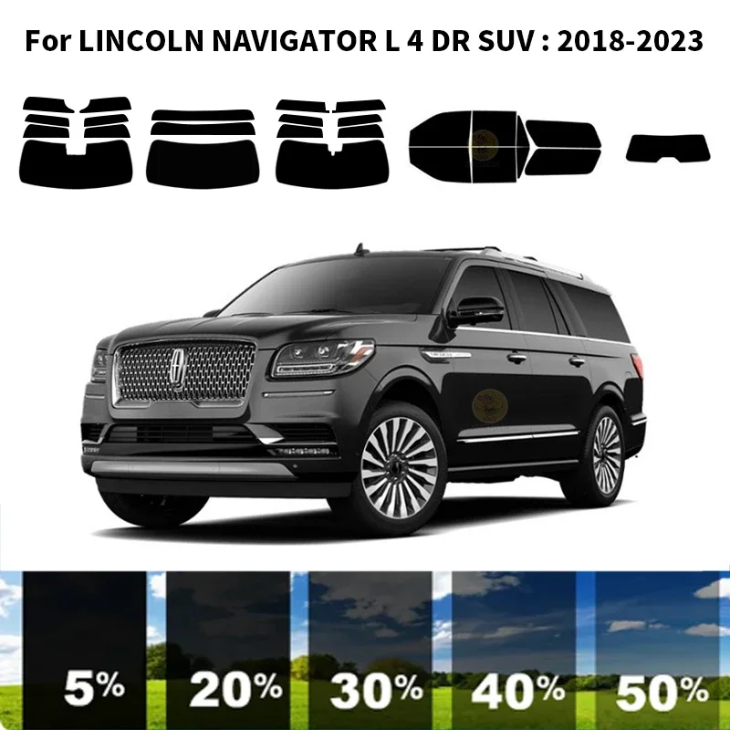 

Precut nanoceramics car UV Window Tint Kit Automotive Window Film For LINCOLN NAVIGATOR L 4 DR SUV 2018-2023