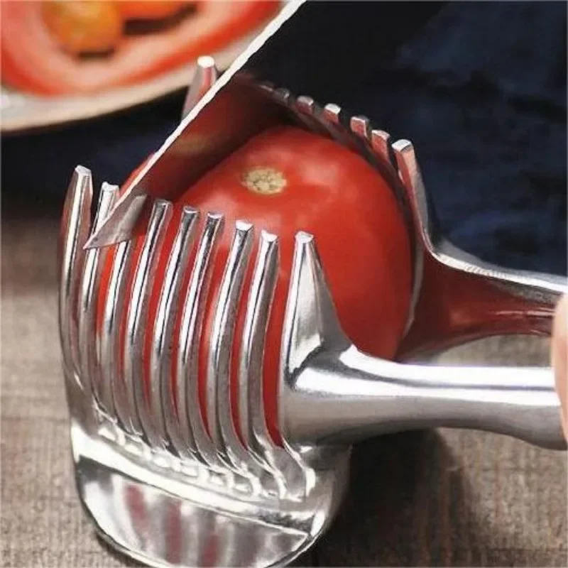 1PC Lemon Slicer Multifunctional Fruit Divider With Handle Tomato Tomato Slicer Tool For Home Use Kitchen Gadgets Kitchen Items