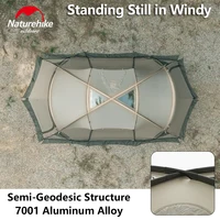 Naturehike Camping Tunnel Tent 15㎡ 2-4 People Family Equipment Lightweight Waterproof Double Layer 2 Room 1 Hall Outdoor Tent 2
