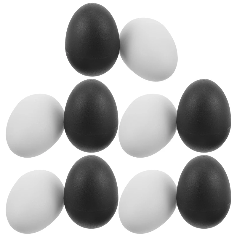 Description Picture 2 of item10pcs Egg Shaker Toy Plastic Maracas Sand Hammer Musical Shakers Children Rhythm Percussion Instrument Kids Toys