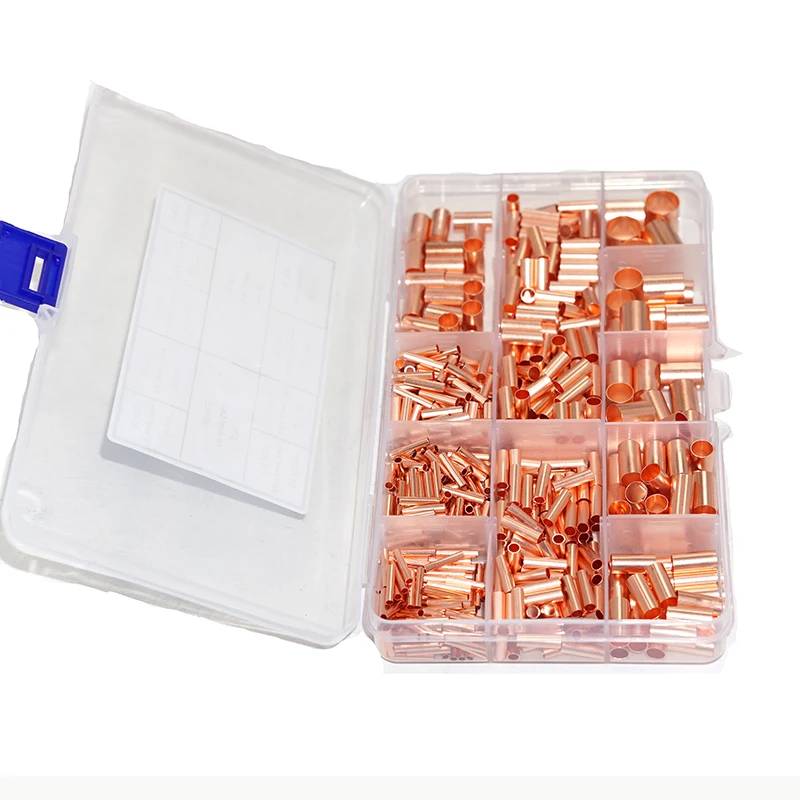 HKS Lot De 50 Bornes à Anneau #6 Rouge 22-16 AWG – M3,5 – Connecteurs électriques – Kit De Connecteur De Fils Thermorétractables – Cuivre Rouge étamé – Connecteurs D'anneau Marin Automobile – Étanche