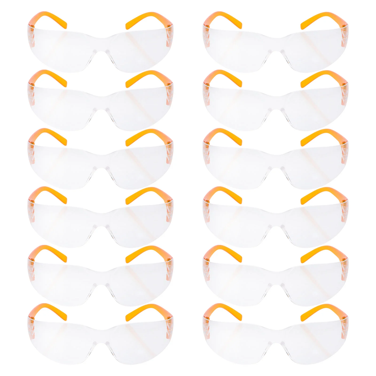 12Pcs Kids Safety Glasses Protective Eyewear Lightweight Children Goggles Swimming Eyewear Waterproof Lab Glasses Swim
