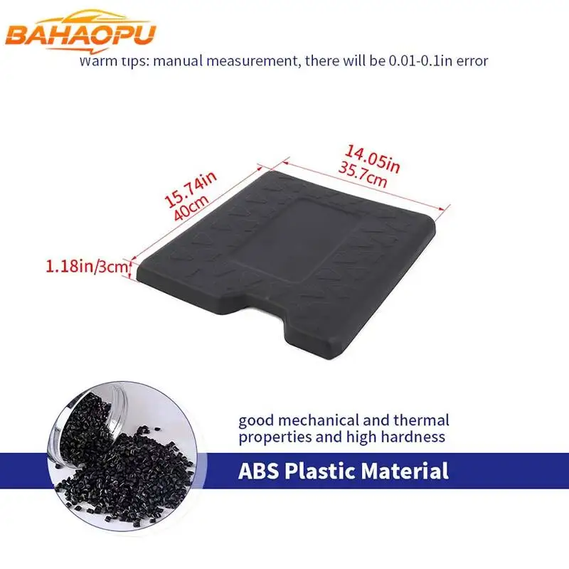 바하오푸 블랙 TPE 자동차 팔걸이 쿠션 보호 패드 액세서리 포드 F150/F250/F350/F450 2021 2022 2023 2024 2025년식 이후 차량용