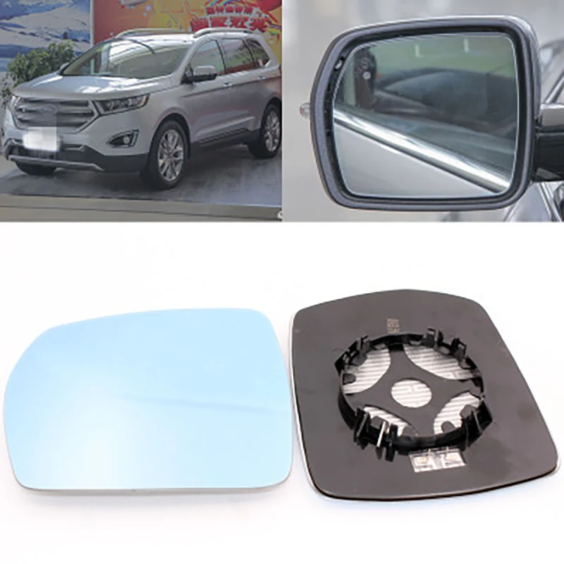 

Нагревательный Синий объектив для Ford Edge 2010-2020, большое видение, зеркало заднего вида, широкоугольное стекло, антибликовое, поворотная Одиночная лампа, бесплатная доставка