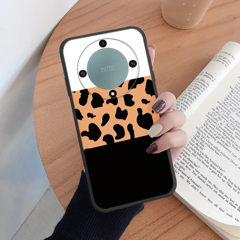 Für Honor X9a X9b X9c Magic5 6 7 Lite 5G Fall Mode Leopard Print Zurück Abdeckung Weiche TPU stoßfest Funda Marmor Textur Shell – Detail 11